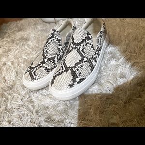 Snake skin sneakers